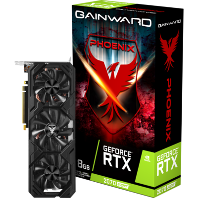 Placa Video GAINWARD GeForce RTX 2070 SUPER Phoenix V1 8GB GDDR6 256-bit