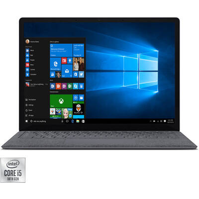 Laptop Microsoft 13.5'' Surface Laptop 3 for Business, PixelSense Touch, Procesor Intel Core i5-1035G7 (6M Cache, up to 3.70 GHz), 8GB DDR4X, 128GB SSD, Intel Iris Plus, Win 10 Pro, Platinum