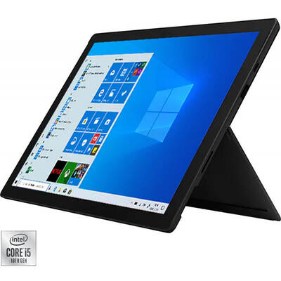 Laptop Microsoft 12.3'' Surface Pro 7, PixelSense Touch, Procesor Intel Core i5-1035G4 (6M Cache, up to 3.70 GHz), 8GB DDR4X, 256GB SSD, Intel Iris Plus, Win 10 Home, Black
