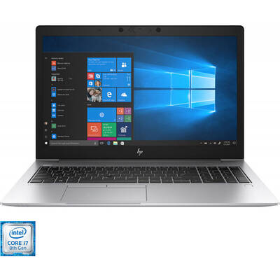 Ultrabook HP 15.6'' EliteBook 850 G6, UHD, Procesor Intel Core i7-8565U (8M Cache, up to 4.60 GHz), 16GB DDR4, 1TB SSD, Radeon RX 550 2GB, Win 10 Pro, Silver