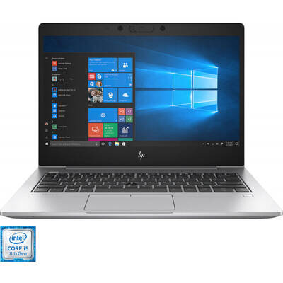 Ultrabook HP 13.3'' EliteBook 830 G6, FHD, Procesor Intel Core i5-8265U (6M Cache, up to 3.90 GHz), 16GB DDR4, 512GB SSD, GMA UHD 620, Win 10 Pro, Silver