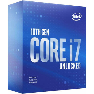 Procesor Intel Comet Lake, Core i7 10700KF 3.8GHz box
