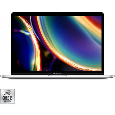 Laptop Apple MacBook Pro 13 2020 Touch Bar 13.3 inch WQXGA Intel Quad Core i5 2.0GHz 16GB DDR4 1TB SSD Intel Iris Plus Graphics 128MB Silver RO Keyboard