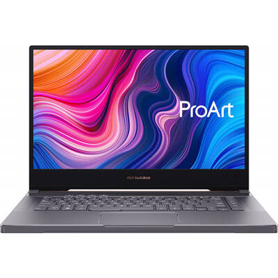 Laptop Asus 15.6'' ProArt StudioBook Pro W500G5T, UHD, Procesor Intel Core i7-9750H (12M Cache, up to 4.50 GHz), 48GB DDR4, 2x 1TB SSD, Quadro RTX 5000 16GB, Win 10 Pro, Star Grey