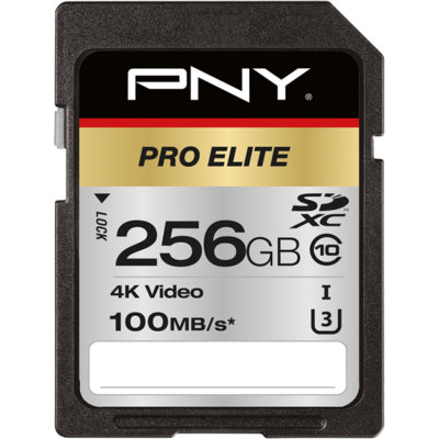 Card de Memorie PNY SD 256GB Pro Elite