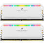 Memorie RAM Corsair Dominator Platinum RGB White 32GB DDR4 3200MHz CL16 Dual Channel Kit