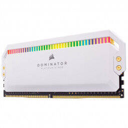Memorie RAM Corsair Dominator Platinum RGB White 16GB DDR4 3600MHz CL18 Dual Channel Kit