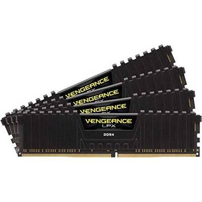 Memorie RAM Corsair Vengeance LPX Black 64GB DDR4 4000MHz CL18 Quad Channel Kit