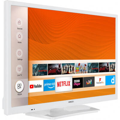 Televizor Horizon LED Smart TV 24HL6131H/B Seria HL6131H/B 60cm alb HD Ready