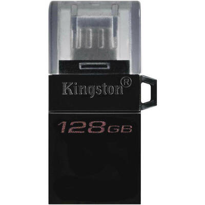 Memorie USB Kingston DataTraveler microDuo G2 128GB USB 3.0 Black