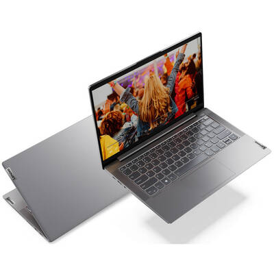 Ultrabook Lenovo 14'' IdeaPad 5 14IIL05, FHD, Procesor Intel Core i5-1035G1 (6M Cache, up to 3.60 GHz), 8GB DDR4, 256GB SSD, GeForce MX350 2GB, No OS, Platinum Grey