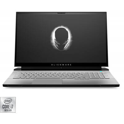 Laptop Alienware Gaming 17.3'' m17 R3, FHD 144Hz, Procesor Intel Core i7-10750H (12M Cache, up to 5.00 GHz), 16GB DDR4, 2x 512GB SSD, GeForce GTX 1660 Ti 6GB, Win 10 Pro, Lunar Light, 3Yr BOS
