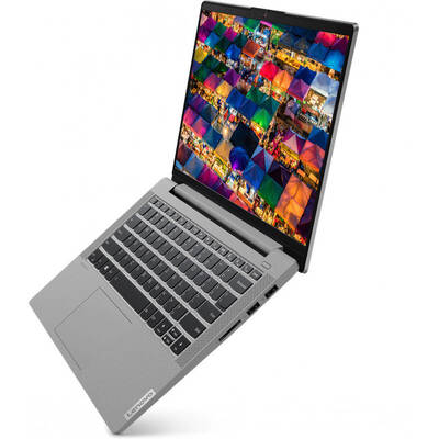 Laptop Lenovo 14'' IdeaPad 5 14ARE05, FHD, Procesor AMD Ryzen 3 4300U (4M Cache, up to 3.7 GHz), 8GB DDR4, 256GB SSD, Radeon, No OS, Platinum Grey