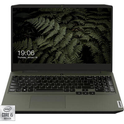 Laptop Lenovo 15.6'' IdeaPad Creator 5 15IMH05, FHD 144Hz, Procesor Intel Core i5-10300H (8M Cache, up to 4.50 GHz), 16GB DDR4, 1TB + 256GB SSD, GeForce GTX 1650 4GB, No OS, Dark Moss