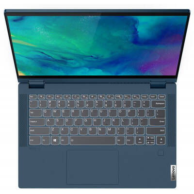 Ultrabook Lenovo 14'' IdeaPad Flex 5 14IIL05, FHD Touch, Procesor Intel Core i5-1035G1 (6M Cache, up to 3.60 GHz), 8GB DDR4, 512GB SSD, GMA UHD, Win 10 Home, Light Teal