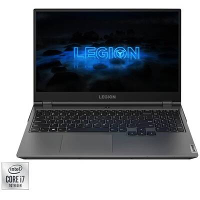 Laptop Lenovo Gaming 15.6'' Legion 5P 15IMH05H, FHD 144Hz, Procesor Intel Core i7-10750H (12M Cache, up to 5.00 GHz), 16GB DDR4, 1TB SSD, GeForce GTX 1660 Ti 6GB, No OS, Iron Grey