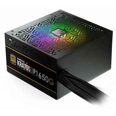 Sursa PC Gamdias Kratos P1 650G RGB, 80+ Gold, 650W