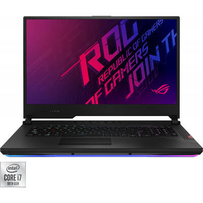 Laptop Asus Gaming 17.3'' ROG Strix SCAR 17 G732LXS, FHD 300Hz, Procesor Intel Core i7-10875H (16M Cache, up to 5.10 GHz), 32GB DDR4, 1TB SSD, GeForce RTX 2080 SUPER 8GB, Win 10 Home, Black