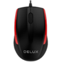 Mouse Delux M321GX Wireless Black-Red