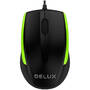 Mouse Delux M321GX Wireless Black-Green