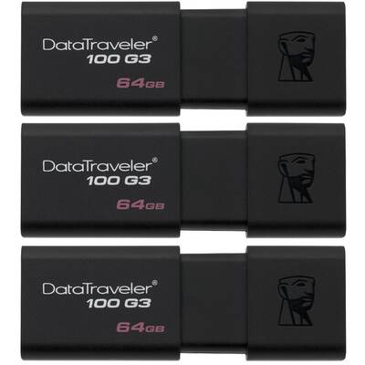 Memorie USB Kingston DT-100 64GB USB 3.0  (3pcs)
