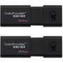 Memorie USB Kingston DT-100 64GB USB 3.0  (2pcs)