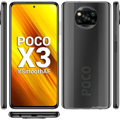 Smartphone Xiaomi Poco X3 NFC, Display 120Hz, Snapdragon 732G, 64GB, 6GB RAM, Dual SIM, 4G, NFC, 5-Camere, Fast Charging 33W, Baterie 5160 mAh, Android 10, Shadow Grey