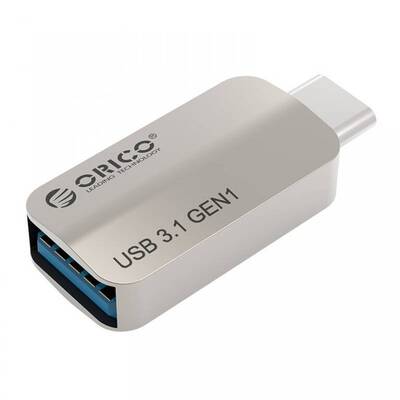 Adaptor Orico CTA2-SV, USB Female la USB-C Male, OTG, Silver