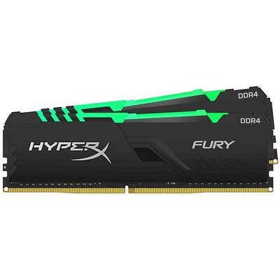 Memorie RAM HyperX Fury RGB 64GB DDR4 2666MHz CL16 Dual Channel Kit