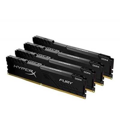 Memorie RAM HyperX Fury Black 128GB DDR4 3466MHz CL17 Quad Channel Kit