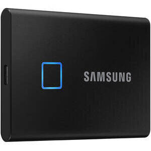 SSD Samsung Portable T7 Touch Black 500GB USB 3.2 tip C