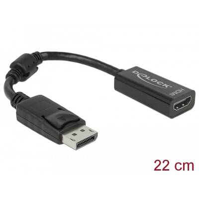 Adaptor DELOCK 61849, DisplayPort 1.1, tata > HDMI mama, pasiv, negru