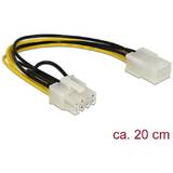 Power Cable PCI Express 6 pin female > PCI Express 8 pin male 20 cm