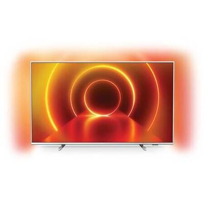Televizor Philips LED Smart TV 55PUS7855/12 Seria PUS7855/12 139cm argintiu 4K UHD HDR Ambilight cu 3 laturi