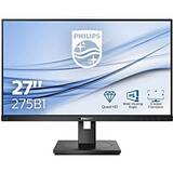 Monitor Philips LED 275B1 27 inch 4 ms Negru 75 Hz