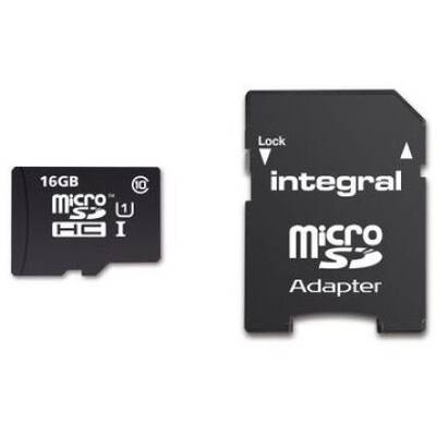 Card de Memorie Integral Micro SDHC/XC Cards CL10 16GB - Ultima Pro - UHS-1 90 MB/s transfer