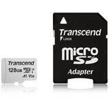 Card de Memorie Transcend microSDXC USD300S 128GB CL10 UHS-I U3+ adaptor