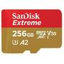 Card de Memorie SanDisk Micro SDXC Extreme 256GB UHS-I U3 V30 Class 10 160 MB/s + Adaptor SD Mobile