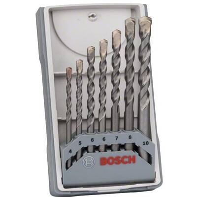 BOSCH Set Burghie, 7 piese, beton, 4-10 mm, 2607017082