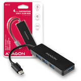 Hub USB AXAGON HUE-G1C USB 3.0 Type C Black