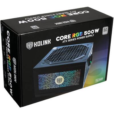 Sursa PC Kolink Core RGB, 80+, 500W