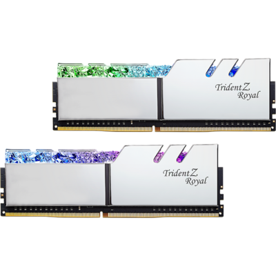 Memorie RAM G.Skill Trident Z Royal RGB Silver 64GB DDR4 4000MHz CL18 1.4v Dual Channel Kit