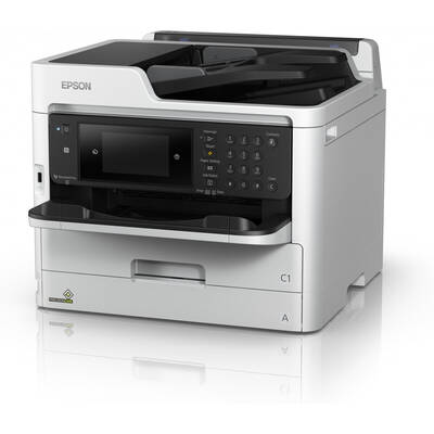Imprimanta multifunctionala Epson WorkForce Pro WF-M5799DWF, Inkjet, Monocrom, Format A4, Fax, Retea, Wi-Fi, Duplex