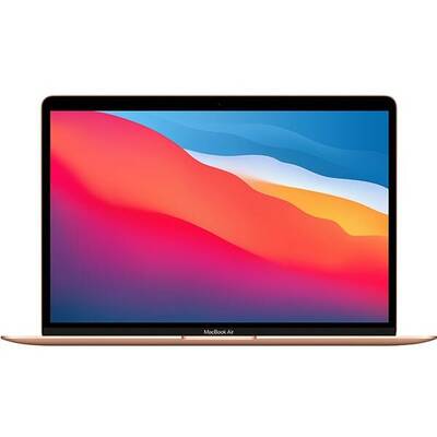Laptop Apple 13.3'' MacBook Air 13 with Retina True Tone, M1 chip (8-core CPU), 8GB, 256GB SSD, M1 7-core GPU, macOS Big Sur, Gold, INT keyboard, Late 2020