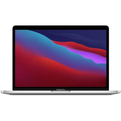 Laptop Apple 13.3'' MacBook Pro 13 Retina with Touch Bar, M1 chip (8-core CPU), 8GB, 256GB SSD, M1 8-core GPU, macOS Big Sur, Silver, RO keyboard, Late 2020