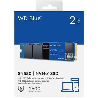 SSD WD Blue SN550 2TB PCI Express 3.0 x4 M.2 2280
