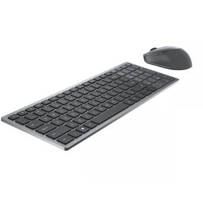 Kit Periferice Dell tastatura + mouse KM7120W, Wireless Titan Grey