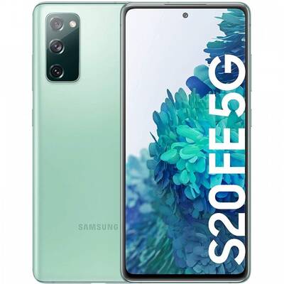 Smartphone Samsung Galaxy S20 FE (2020), Snapdragon Edition, Octa Core, 128GB, 6GB RAM, Dual SIM, 5G, 4-Camere, Cloud Mint