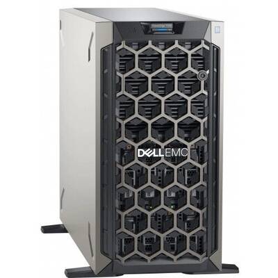 Sistem server Dell PowerEdge T340 Tower, Procesor Intel Xeon E-2224 3.4GHz Coffee Lake, 1x 16GB DDR4 ECC UDIMM, 1x 600GB 10K SAS HDD, PERC H330