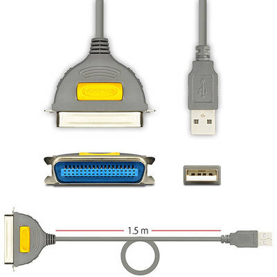 Adaptor AXAGON USB2.0 - Parallel 36-pin, 1.5 m